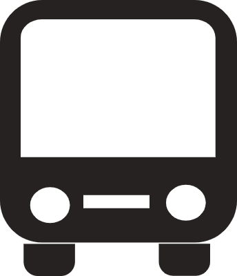 검정색 버스 아이콘