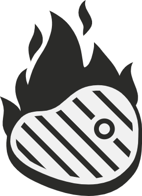 고기 바베큐 아이콘