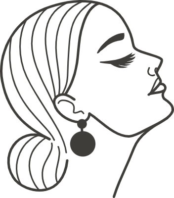 느낌있는 여자 옆모습