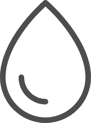 회색 물방울 선 아이콘