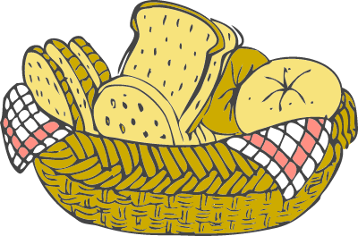 손그림 스타일 아침식사