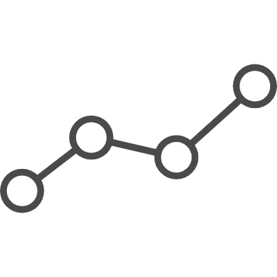 금융 아이콘 상승그래프
