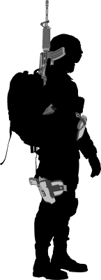 깔끔한 군인 일러스트