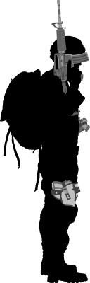 깔끔한 군인 일러스트