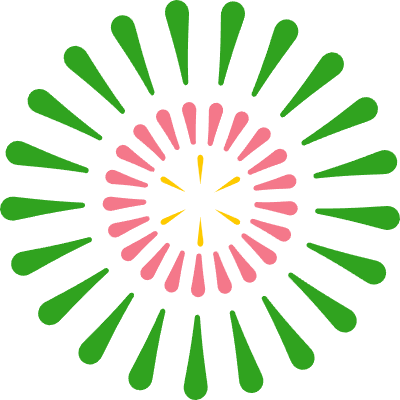 초록색 불꽃놀이