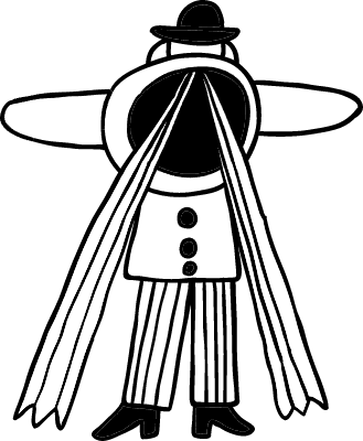 낙서같은 사람 일러스트