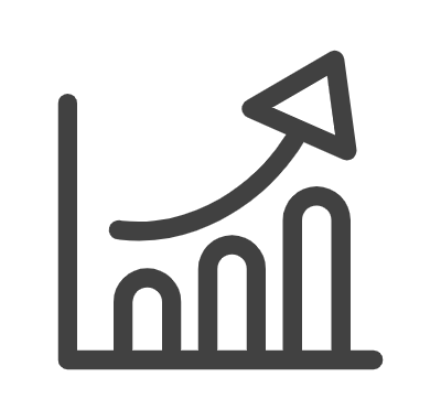 상승그래프 아이콘