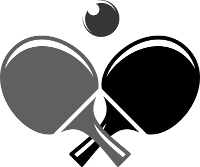 깔끔한 탁구 상징