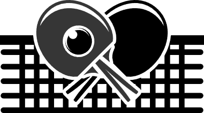 깔끔한 탁구 상징