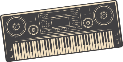 볼드한 악기 일러스트