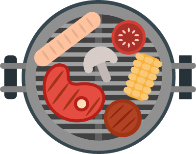 단순한 음식 일러스트