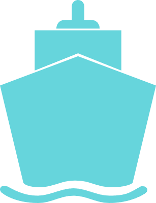 하늘색 배 아이콘