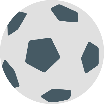 회색 축구공 아이콘