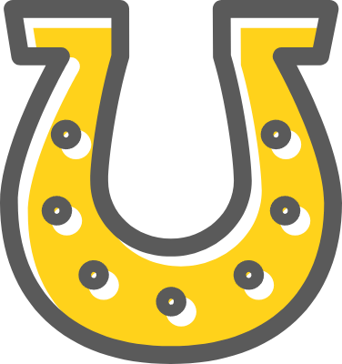 노란색 말발굽 아이콘