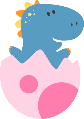 귀여운 공룡 일러스트