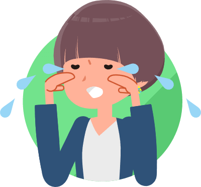 원형 속 여성 이모티콘