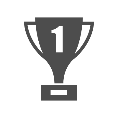 단색 트로피 아이콘