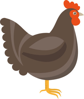 플랫한 새 일러스트