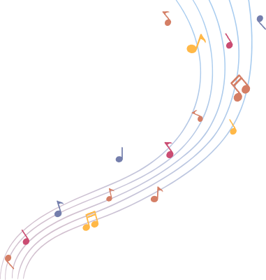 흐르는 악보의 음표