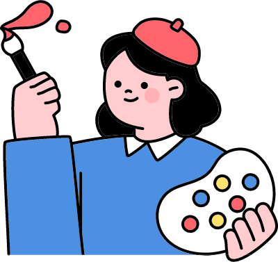 귀여운 학생과 학교 교육