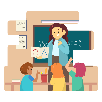 Class Room Scene_elementary School student