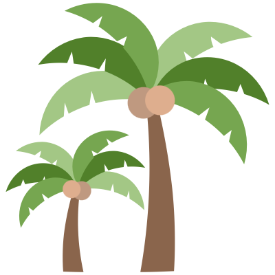 야자수,야자수 나무,야자수 열매,코코넛,여름,Palm Tree(일러스트)