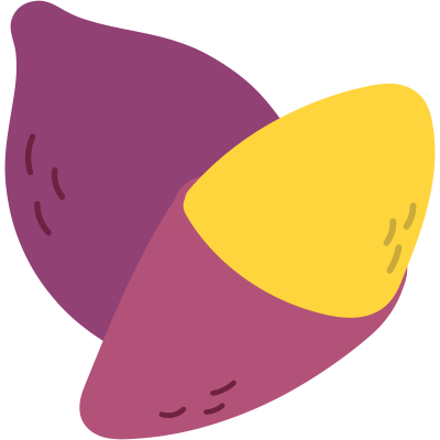 고구마,호박 고구마,호박고구마,물고구마,귀여운 고구마,자색 고구마,자색고구마,Sweet potato(일러스트)