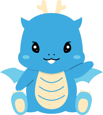 귀여운 용 일러스트