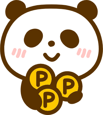 Panda looking happy to get points