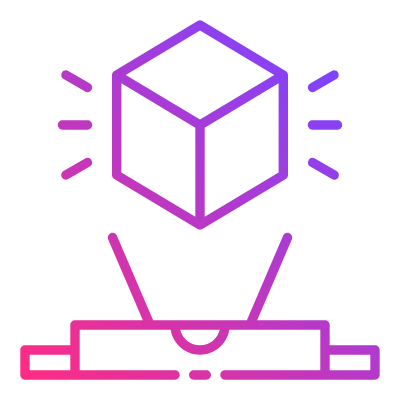 Hologram Technology Icon
