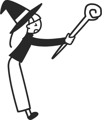 Witches casting spells