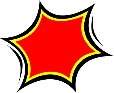 speech buble star bomb tag for shock sale price border red comic retro style