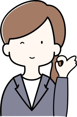 A Woman Showing A Ponytail Ok Sign In A Suit