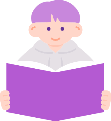 clip art of person enjoying reading