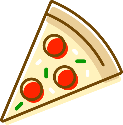 테두리가 있는 조각피자