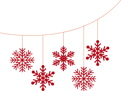Christmas Snowflakes Hanging