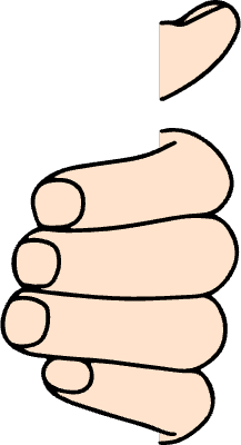 손 제스쳐 손동작 손모양 잡은 손