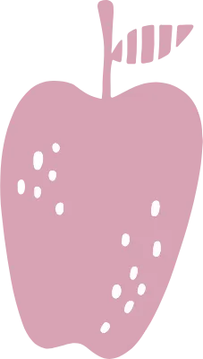 hand drawn apple illustration