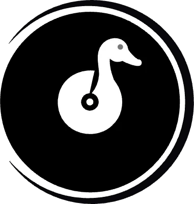 音楽レーベルの動物ロゴ要素