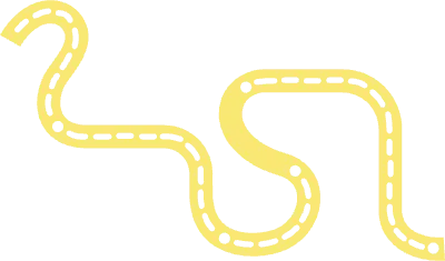 구불구불 트랙 라인 일러스트