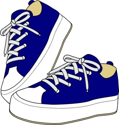 파란캔버스운동화