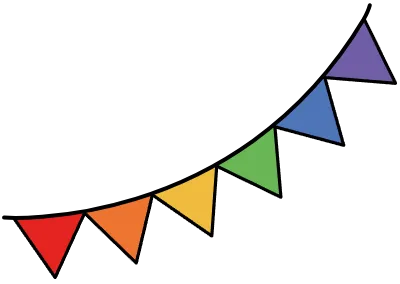 무지개 가랜드2