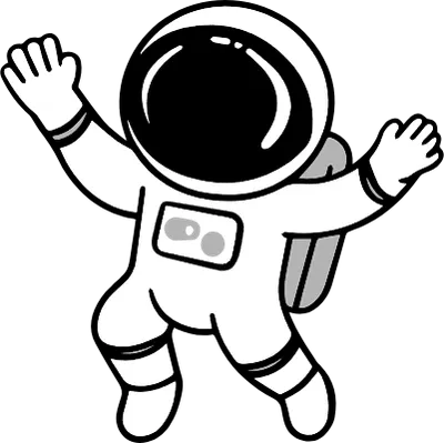 Adorable Astronaut Icons 사랑스러운 우주인 아이콘,
