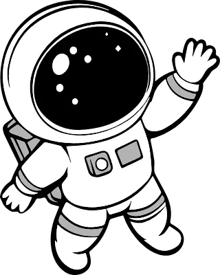 Adorable Astronaut Icons 사랑스러운 우주인 아이콘,