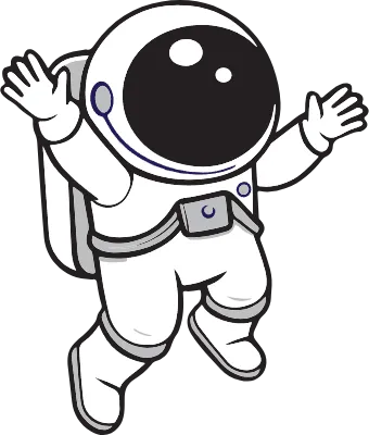 Adorable Astronaut Icons 사랑스러운 우주인 아이콘,