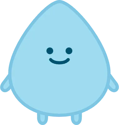 물방울 캐릭터
