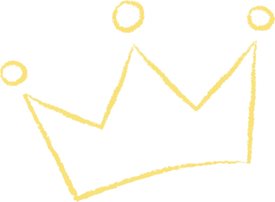 왕관 손그림 낙서 귀여운 크레파스 꾸밈 데코 장식 일러스트 스티커