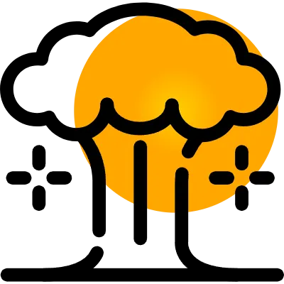 Nuclear Explosion Icon