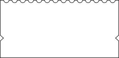 아웃라인의 영수증 일러스트