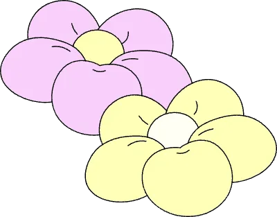 아웃라인 송편 일러스트